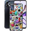 AQGG Custodia per Motorola Moto G14 (6.50) Cover, Black Protettivo Sottile Morbido Silicone Custodia Protezioni Skin Bumper - Cartone Animato