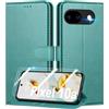 Mofurd Cover per Google Pixel 10a Libro in Pelle PU, [con 2 Pezzi Pellicola Vetro Temperato] Custodia Portafoglio Antiurto [Blocco RFID] [Funzione di Supporto] [Slot Schede], Verde