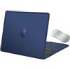 MOSISO Custodia Cornice TPU Morbido Compatibile con MacBook Air 13 Cover M5 M4 M3 M2 2026-2022 A3449 A3240 A3113 A2681, display 13,6 pollici, Case Antigraffio e Anti-impronte&Poggiapolsi, Blu Notte