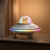 Caulikine Cassa Bluetooth per Astronauti con Luci LED RGB Regali per Ragazzi,Adolescenti Carino altoparlante per l'uso Interno, Esterno e per Le Feste Cose Cool per La Casa, Arredamento per La Stanza (Argento)