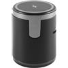 ACOLY Caricabatterie wireless 3 in 1 con lampada notturna, stazione di ricarica magnetica con cavo USB C, supporto di ricarica multiplo pieghevole (nero)