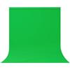 DUYIKJ Sfondo verde per fotografie, grande sfondo per fotografie, 3,4 x 2,8 m, per streaming e zoom, tenda verde in mussola, per registrazione video e servizi fotografici
