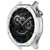 Yikamosi Acciaio inossidabile Anello della lunetta Compatibile con Xiaomi Watch S4/Watch S3,Bezel Ring Adhesive Cover Anti graffio e protezione dalle collisioni per Mi Watch S4,Arcobaleno Argento