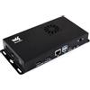 Waveshare CM5 IO Board Metal Case, Compatible with Raspberry Pi Official Compute Module 5 IO Board, Comes with Cooling Fan