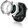 yystao Custodia protettiva per Garmin Forerunner 570, 47 mm, yystao TPU semi-area, antiurto, leggera, facile da montare, nero e trasparente