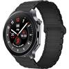 Blueshaweu Compatibile con cinturini OnePlus Watch 2R, cinturino magnetico in silicone sportivo da 22 mm compatibile con OnePlus Watch 2 46 mm/2R/1 Smart Watch, 22mm Size, Silicone, Nessuna pietra