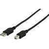 Cavo USB Per Stampante Tipo A A Tipo B - 2,7 Metri - Compatibile Con Canon PIXMA TS9550 E Altre Stampanti - 2
