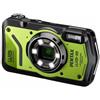 PENTAX WG-8 Green fotocamera avventura per tutte le stagioni, con eccezionale impermeabile, antipolvere, resistente agli urti, luce ad anello multi-applicazione per fotografia macro e funzione webcam