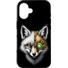 I Migliori Motivi Di Animali Di Tutti I Custodia per iPhone 16 Volpe Robot Tech Cyborg Ai Volpes Robotic Fox Distopico
