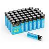 Maplin 40 batterie alcaline AA LR6 1,5 V, 10 Anni di Durata di conservazione ad Alte Prestazioni