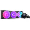 NZXT Kraken Plus 360 RGB - Raffreddamento a liquido CPU AIO 360 mm - Ventola Single-Frame F360 RGB Core - Display LCD quadrato da 1,54 personalizzabile - AMD® - Intel® LGA 1851/1700/1200/115X - Nero
