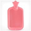 MIJOMA Borsa dell'acqua calda con lamelle senza rivestimento, 2 litri, rosa