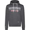 Geographical Norway Filio Men - Felpa Cappuccio con Tasca A Canguro Uomo - Felpa Pullover Hoody