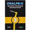 PA GROUP OralProx® Scovolini Interdentali Micro Tascabili - Pulizia Profonda Spazi Interdentali - Anima Rivestita - 9 Misure - 20 Pz Blisterati Singoli (3 - Giallo)