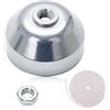 AUMEL Coppa d'Avviatore per Stihl FS160 TS400 FS160 BR320 BR340 BR380 TS440 KM90 HL95 Decespugliatore Motosega Ricambi con Dado M8 Corda d'Avviamento 42231950600