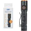 PNI Torcia LED Adventure F650 20W, 2000lm, alluminio, IPX6, batteria inclusa, ricarica USB tipo C