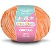 CÍRCULO Circulo - Amigurumi Pelucia Filato di ciniglia velluto speciale per amigurumi e coperte, 130 m, pettinato (4456 - arancione)