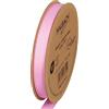 Halbach Seidenbänder Nastro in grosgrain di alta qualità, larghezza: 13 mm, lunghezza: 25 m, nastro regalo sostenibile in poliestere riciclato, ideale come nastro, colore: rosa