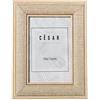 DRW Set di 12 Portafoto Vari in Tessuto e DM con Display da 10 x 15 cm in Beige 15 x 10 x 1,5 cm