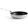 KitchenAid Stainless Steel Padella antiaderente da 24 cm, acciaio inox, senza PFAS, rivestita, induzione, adatta al forno, lavabile in lavastoviglie, argento