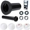 VEGOATY Set di collegamento per serbatoio WC da parete, diametro tubo in PVC 90/110, lunghezza 180 mm, compatibile con Geberit Duofix 405.116.00.1, tubo di scarico per WC a parete (modello