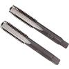 CoCud Mano Foratura Maschi, M8 x 1.25 Filo, Metrico Lega Strumento Acciaio Vite Maschiatura Maschiatore Fondo Maschio Riparazione Filettatura Macchina, 1-Paio