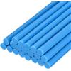QUARKZMAN 20pz Stick Colla a Caldo per Pistola Colla a Caldo 7mm x 100mm/0,27 x 4 Mini Bastoni di Colla a Caldo Adesiva Azzurro Cielo