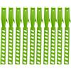 ToolSpace 10x Miscelatore per vernice - plastica - 27.5 cm - miscelatore verde - durevole - riutilizzabile - per diversi tipi di vernice - emulsione, colori acrilici, resine
