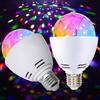 GBKDQQ 2 luci a LED per feste, E27, 3 W, RGB, luce da discoteca, rotazione a 360°, lampada da discoteca, lampada LED per attacco E27, lampadina decorativa per feste di matrimonio, festa di compleanno,