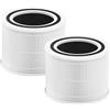 BAMBOOST 2 filtri di ricambio per purificatore d'aria LEVOIT Core 200S, 3 in 1 H13-True HEPA core 200-RF