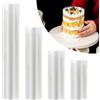 YOUNTHYE 6 rotoli di collare per torte, 6 cm x 10 m, piccoli fogli di acetato per cottura, in acetato spesso trasparente, rotolo di acetato per torte, cioccolato, mousse, decorazione di torte