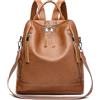 BUKESIYI Donna Borsa Zaino Elegante Zainetto Borse a Tracolla Zaini Antifurto Zainetti 2026 Firmate PU Pelle IT78589 Nero
