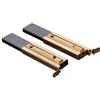 4 Pezzi Spazzole di Carbone L94MF7, Spazzole Motore Lavatrice L94MF7 per Lavatrice, Compatibili con Vari Modelli, per Riparazione Motori Intermittenti e Ripristino Frenata Elettrica, 5x13,5x39,6 mm
