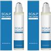 Utapossin Siero Roll-On al Rosmarino per la Crescita dei Capelli, 25 ml x 2 - Siero Bloccante del Cuoio Capelluto che Favorisce il Flusso di Ossigeno, Riduce la Perdita