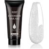 EODCI Gel per unghie, gel acrilico, 60 g, colore bianco, poly acrilgel, per nail art, manicure, gel acrilico