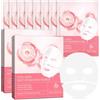 Generico Bio Collagen Real Deep Mask, Maschera Collagene Viso, Maschere Viso Idratante, Collagen Mask Overnight, Affinamento dei Pori, Trattamento Delle Rughe (8 PCS)