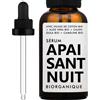 Biorganique Siero viso notte | 100% naturale | con oli di cotone biologico + calendula biologica + aloe vera biologica + jojoba bio + bisabolo biologico | lenisce + protegge + nutre | 30 ml | 10 ingredienti
