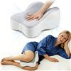Generic Cuscino per ginocchia per chi dorme lateralmente, supporta completamente cosce/ginocchia, allevia sciatica, schiena, anca, ginocchio e dolori articolari. Il cuscino per gambe tra le gambe allinea la