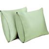 Lirex 2-Pack Federe per Cuscini, 100% Cotone Traspirante Federe Pillow Covers, 50 x 50 cm, Verde Salvia Chiaro