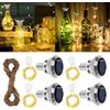 LYPPUL 4pcs Solari Luci Per Bottiglie, 2m 20 Led Lucine Per Bottiglia, Luci Solari Per Bottiglie Diamanti, Vino Impermeabili Per Bottiglia, Festa, Natale, Decorazione Di Illuminazione Per Interni