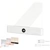 Dewppxi Lampada da Libro LED Intelligente, Lampada da Lettura Portatile Piatta, Lampada da Libro LED Protezione Occhi, Luce per Libro con 3 Colori e Timer, per Leggere a Letto di Notte (Bianco)