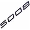 MCK Auto - 5008 nero lucido posteriore bagagliaio logo logo posteriore stemma tuning modifica