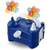 Kit Pompa Elettrica Per Palloncini 110-120V Con 2 Ugelli - Completo Di Nodi, Nastri E Catene Per Decorazioni Feste
