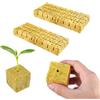 Molyorch 72 Pezzi Cubetti di Lana di Roccia, Rockwool Grow Cubes, Cubetti Lana di Roccia Ldroponica, 3 X 3 X 4cm, per Il Trapianto di Cultura Soilless
