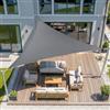 LOVE STORY Vela ombreggiante Triangolare Impermeabile 6x6x6m Tenda a Vela Parasole PES Protección Rayos UV per Esterno, Giardino, Terrazza, Balcone (Antracite)