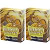 Dragon Shield Arcane Tinmen ApS ART11113 Dragon Shield Japanese Card Game, Matte Orange (60 cards) (Confezione da 2)