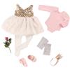 Our Generation - Serata di apertura - Abito da ballo - Abito e body di paillettes - Vestiti per bambole da 46 cm - Gioco di finzione - Giocattolo per bambini dai 3 anni in su