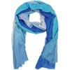 QUEEN HELENA Sciarpa con Brillantini Leggera Morbida Sciarpa Fantasia Donna SC024-1 (Blu)