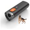 Lancoon, repellente ultrasonico portatile per cani con modalità torcia, dispositivo anti-abbaio ricaricabile a lunga durata, addestramento comportamentale facile da usare per cani, interno ed esterno