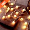OKAL RED EAST 10M USB/Batteria Power Ball LED Luci della stringa Luci della ghirlanda Lampada esterna Matrimonio Giardino Lucine Decorazione natalizia